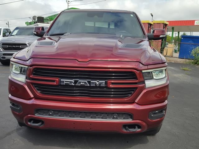 Used 2021 RAM Ram 1500 Pickup Laramie with VIN 1C6SRFJT6MN553360 for sale in Cortland, OH