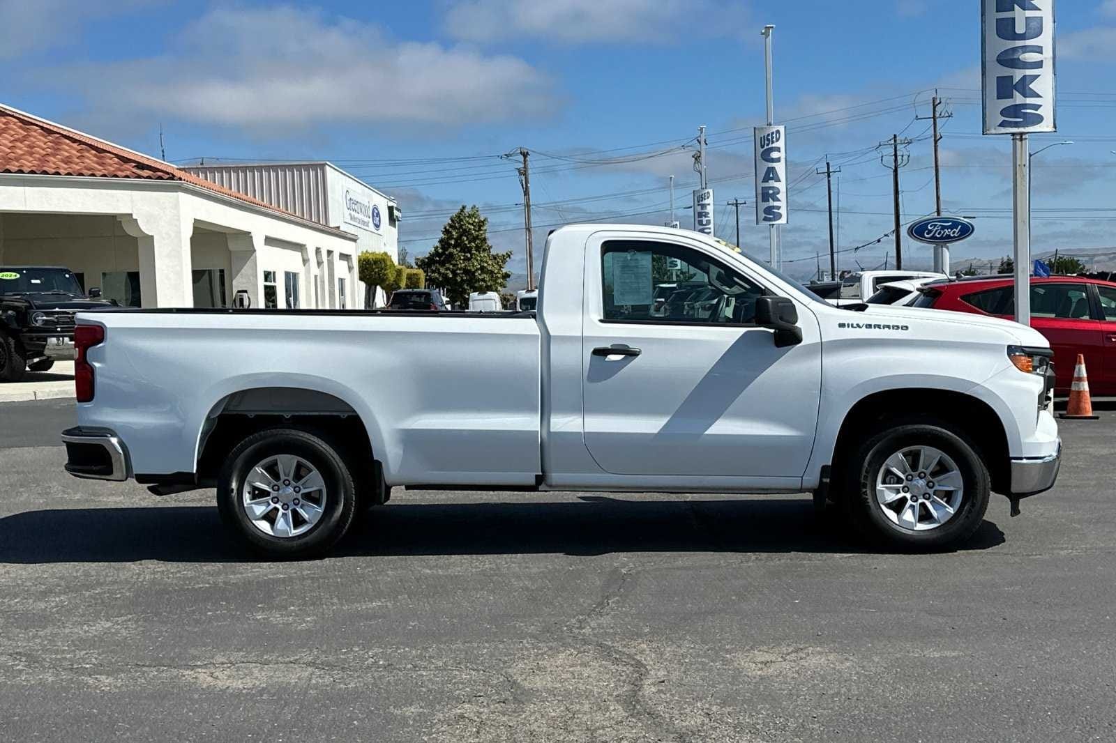 Certified 2023 Chevrolet Silverado 1500 Work Truck with VIN 3GCNAAED8PG292068 for sale in Hollister, CA