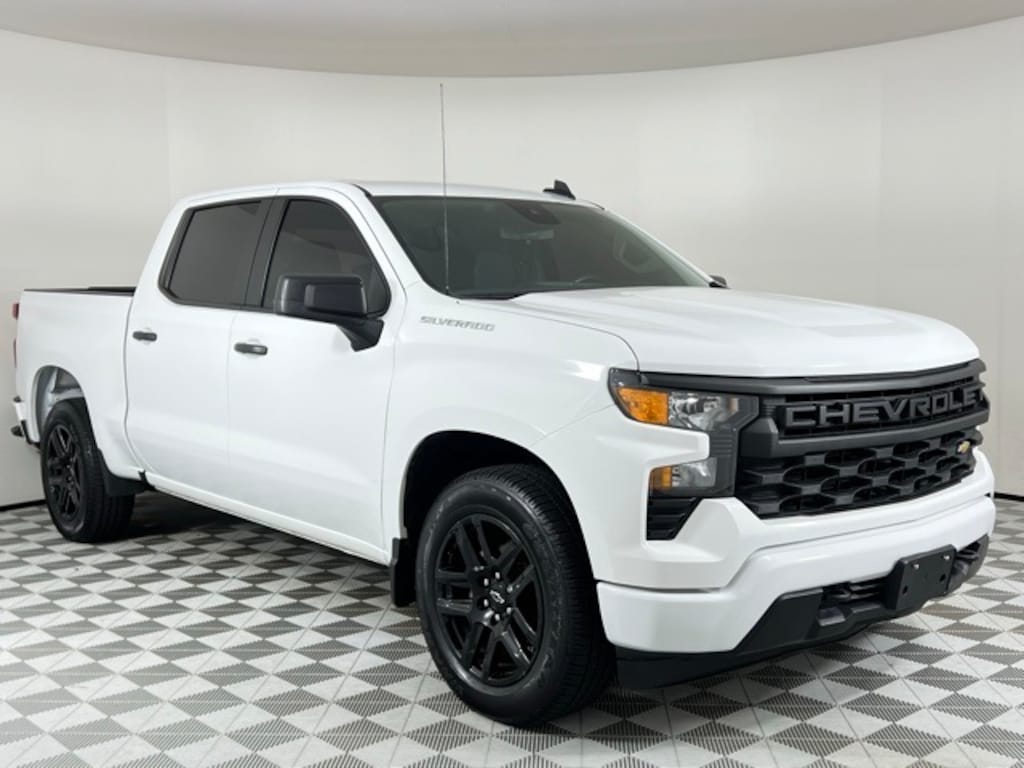 Used 2024 Chevrolet Silverado 1500 Custom Truck Crew Cab