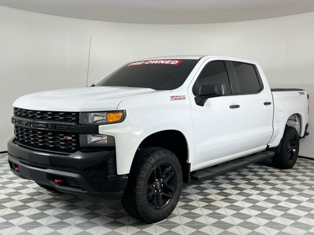 Used 2019 Chevrolet Silverado 1500 Silverado Custom Trail Boss Truck Crew Cab
