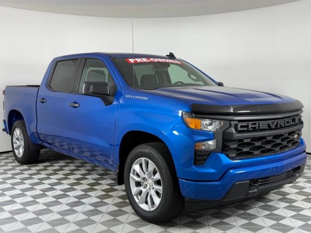 Used 2024 Chevrolet Silverado 1500 Custom Truck Crew Cab