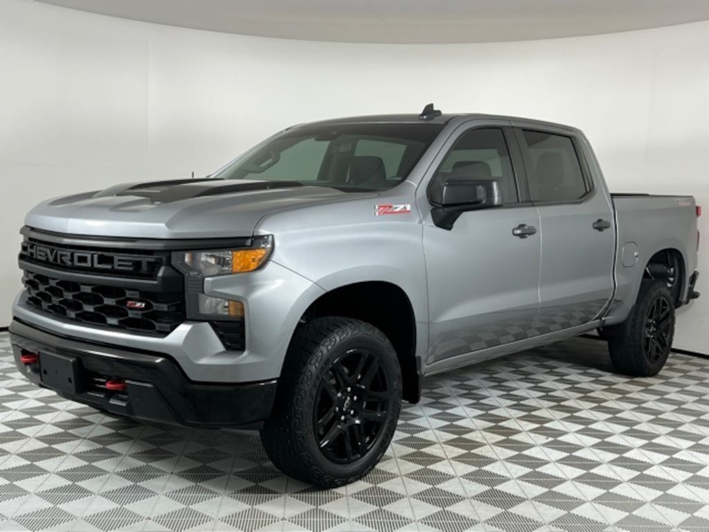 Used 2023 Chevrolet Silverado 1500 Custom Trail Boss Truck Crew Cab