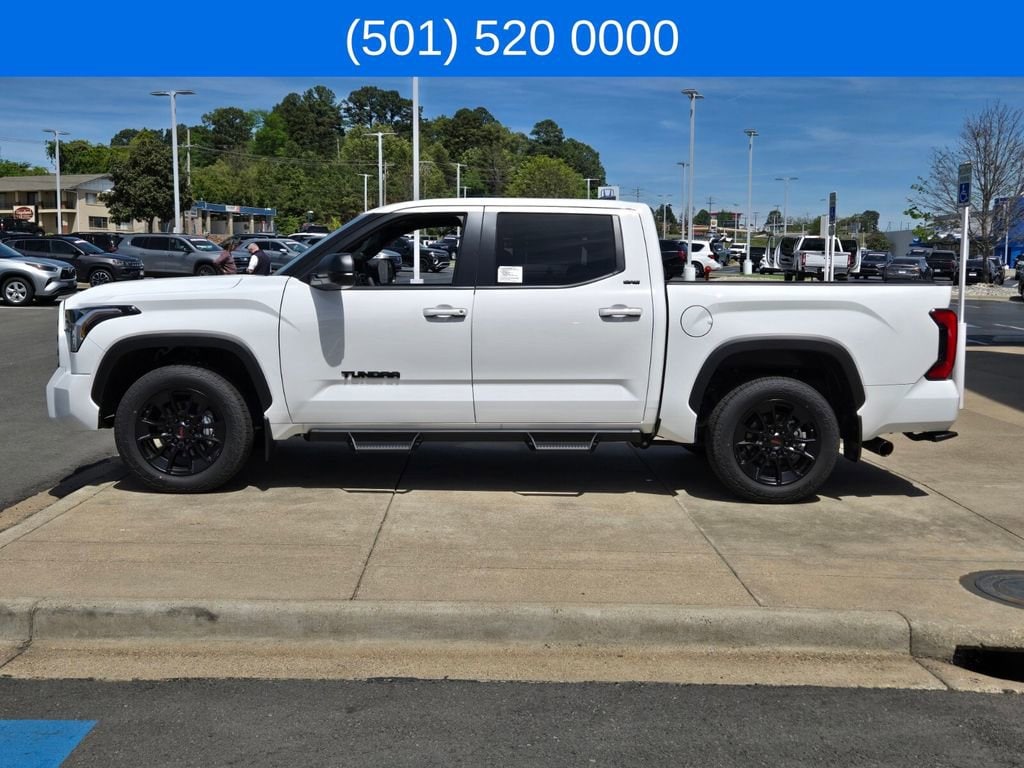 Used 2025 Toyota Tundra SR5 with VIN 5TFLA5AB2SX045135 for sale in Little Rock