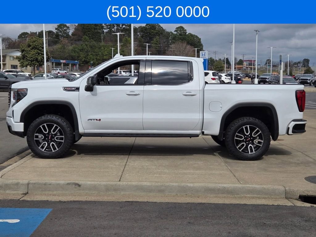 Used 2025 GMC Sierra 1500 AT4 with VIN 3GTUUEEL1SG387730 for sale in Little Rock
