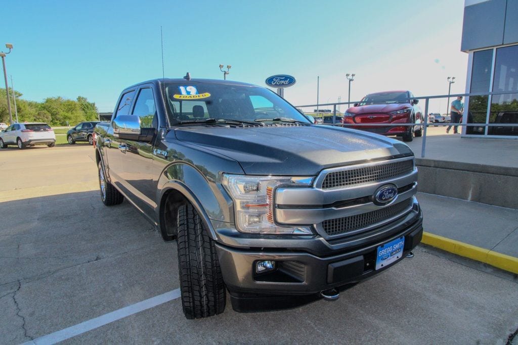 Used 2019 Ford F-150 Platinum with VIN 1FTEW1E40KFD45776 for sale in Kansas City