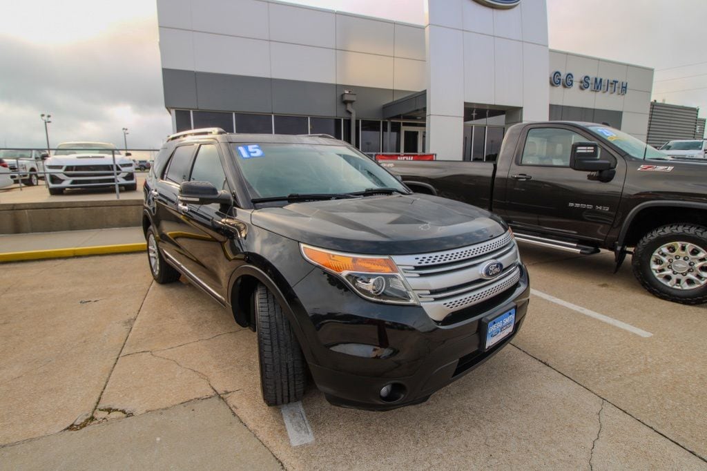Used 2015 Ford Explorer XLT with VIN 1FM5K8D87FGB80619 for sale in Kansas City