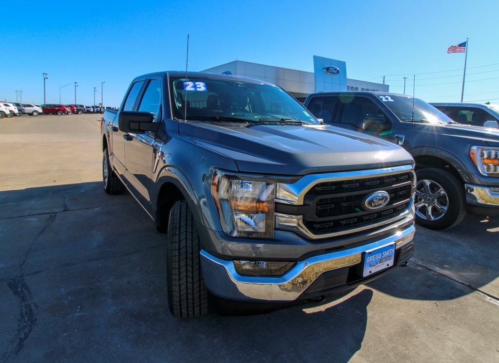 Used 2023 Ford F-150 XLT with VIN 1FTFW1E85PKD60537 for sale in Kansas City