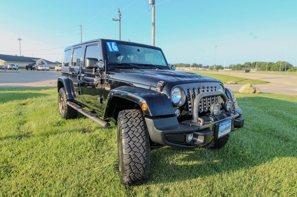 Used 2016 Jeep Wrangler Unlimited 75th Anniversary Edition with VIN 1C4BJWEG5GL269232 for sale in Kansas City