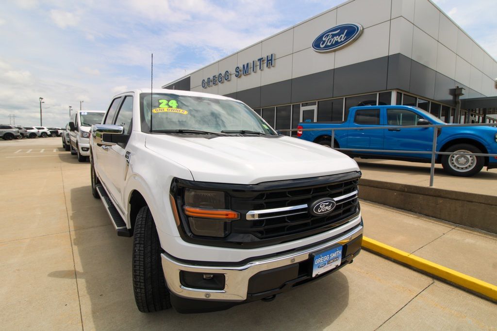 Used 2024 Ford F-150 XLT with VIN 1FTFW3L80RKD06581 for sale in Kansas City
