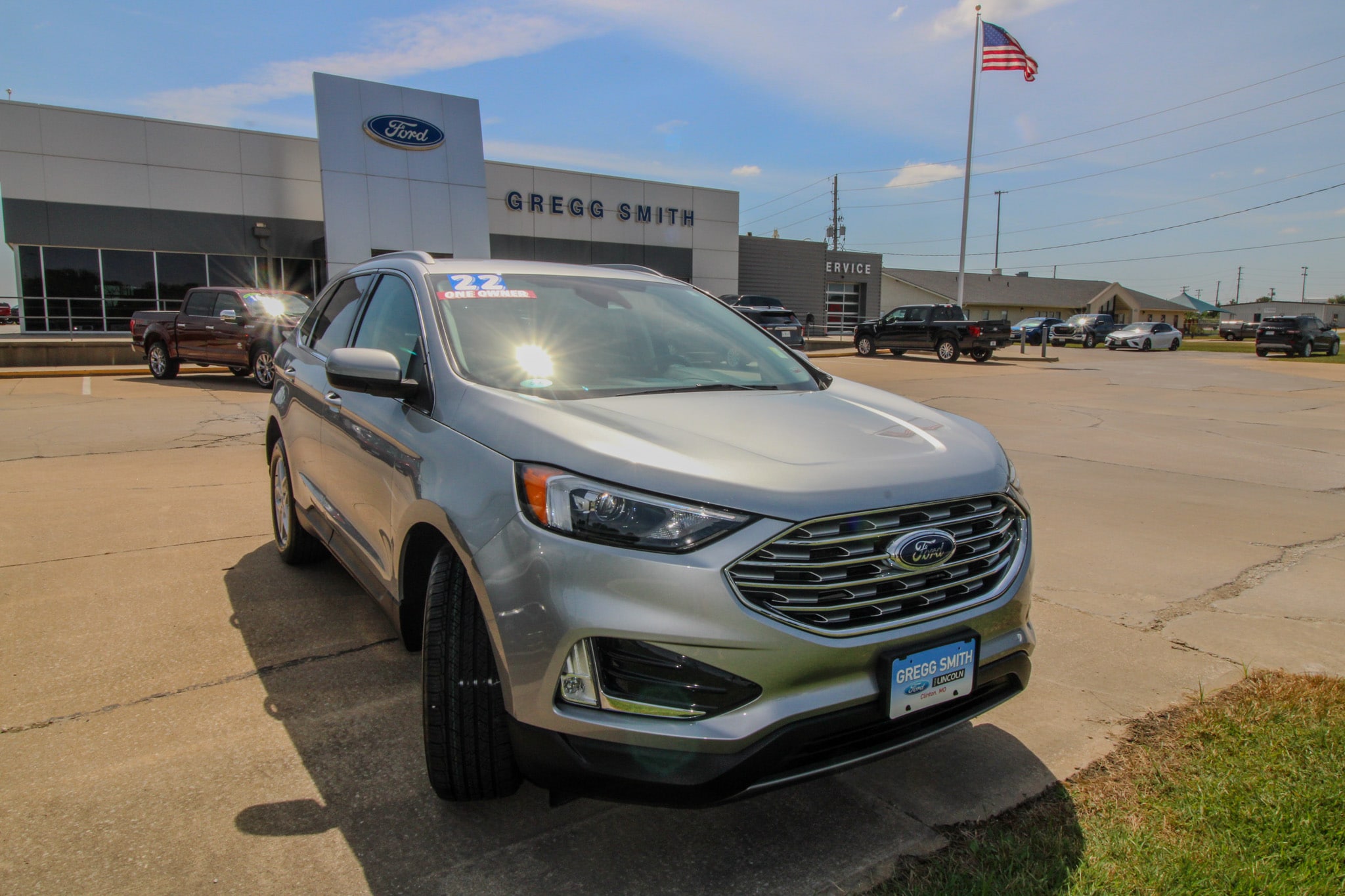 Used 2022 Ford Edge SEL with VIN 2FMPK4J90NBA82505 for sale in Clinton, MO