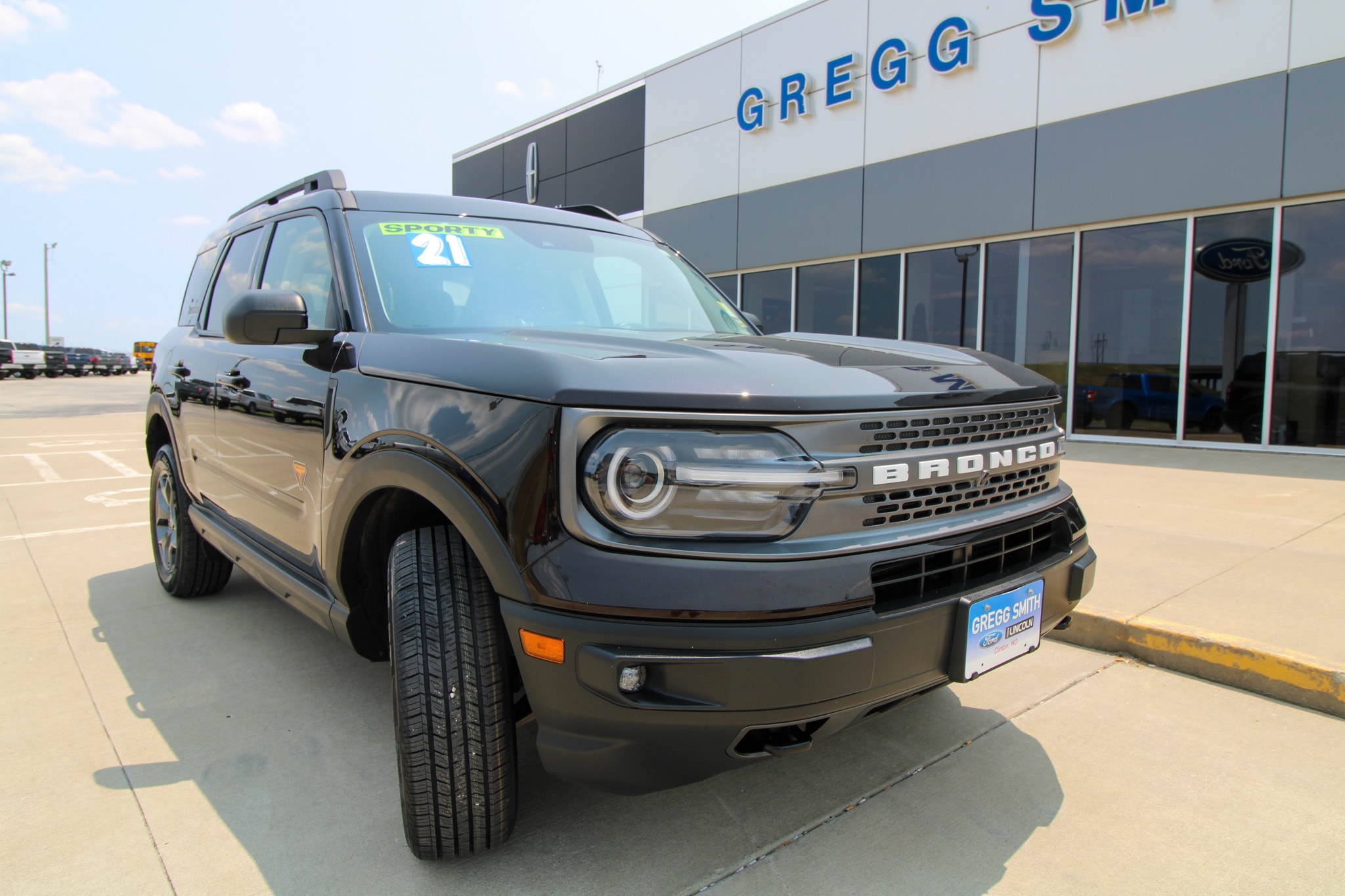 Used 2021 Ford Bronco Sport Badlands with VIN 3FMCR9D98MRA02872 for sale in Kansas City