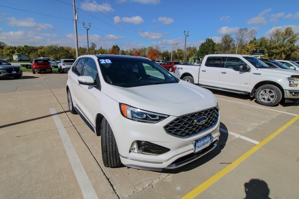 Used 2020 Ford Edge Titanium with VIN 2FMPK4K92LBA69704 for sale in Kansas City