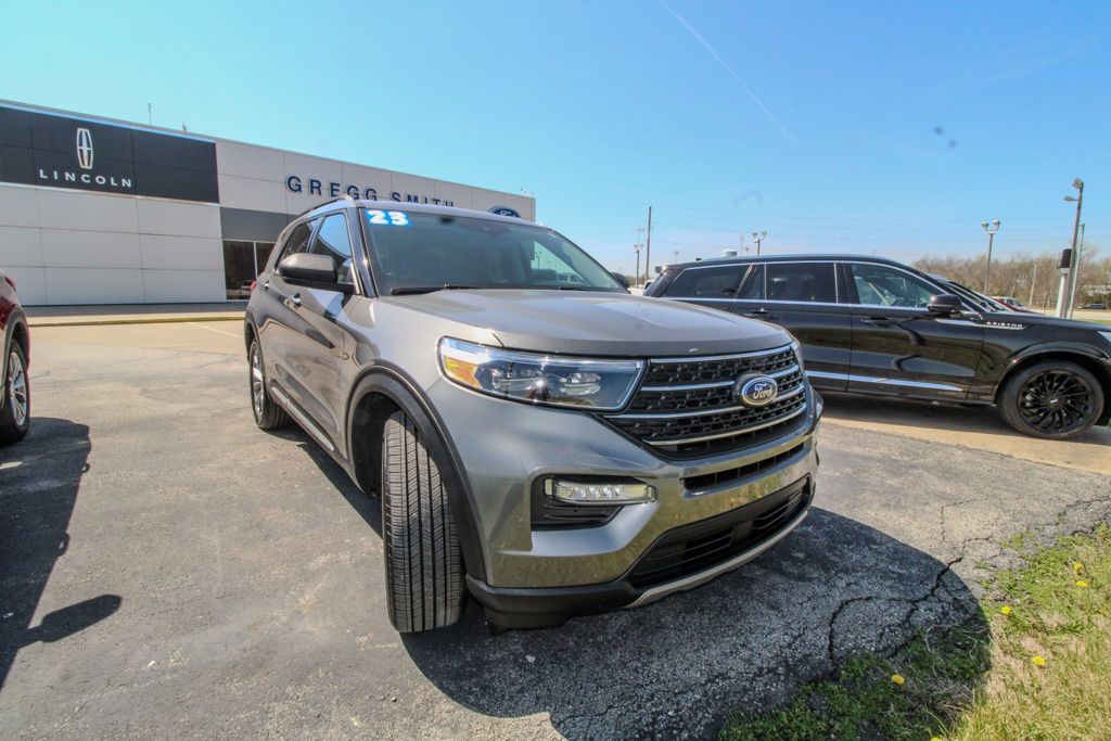 Used 2023 Ford Explorer XLT with VIN 1FMSK8DH2PGA64409 for sale in Kansas City