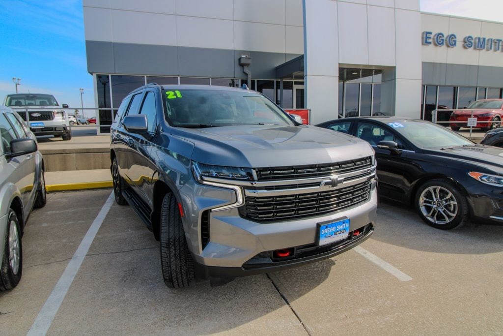 Used 2021 Chevrolet Tahoe RST with VIN 1GNSKRKD1MR487600 for sale in Kansas City