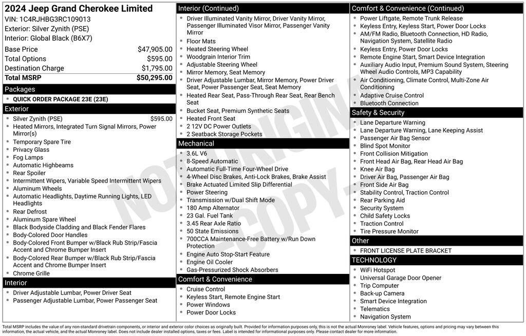 Used 2024 Jeep Grand Cherokee Limited SUV