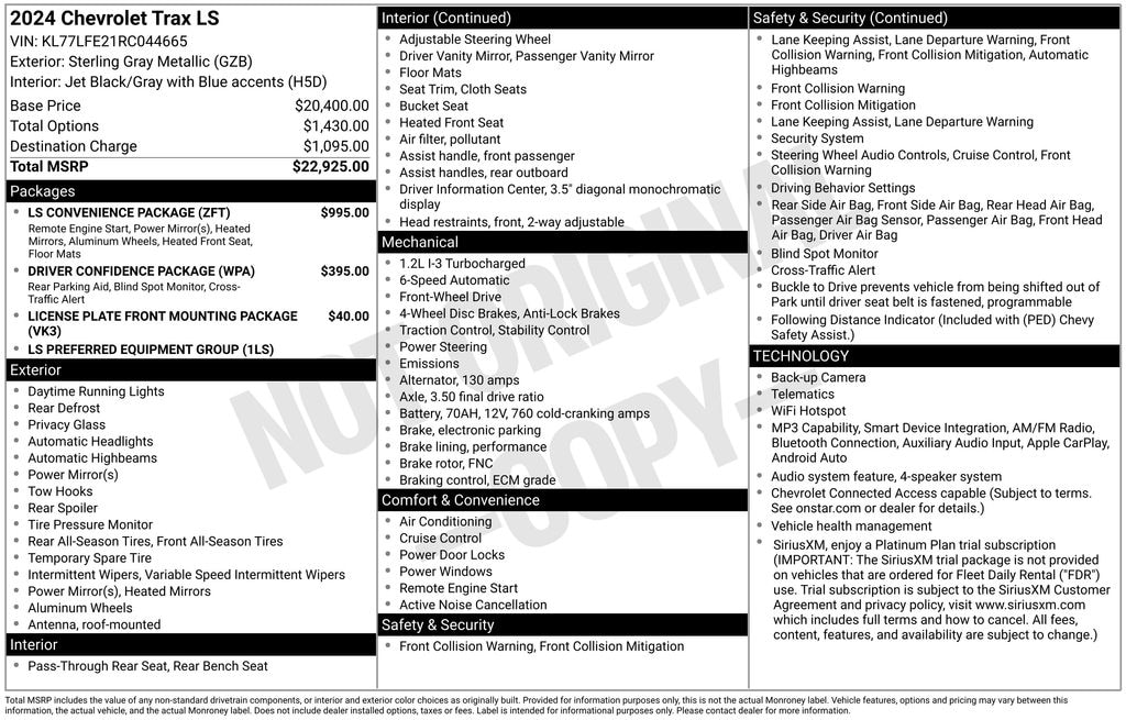 Used 2024 Chevrolet Trax LS SUV
