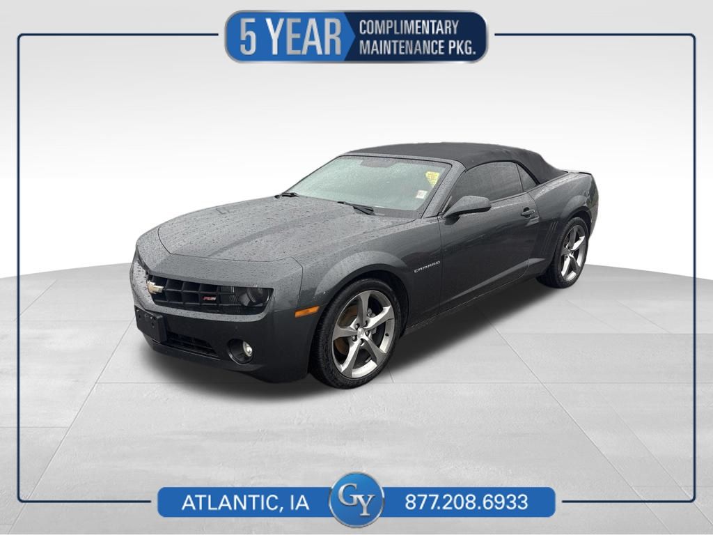 Used 2013 Chevrolet Camaro 2LT with VIN 2G1FC3D32D9177371 for sale in Newton, IA
