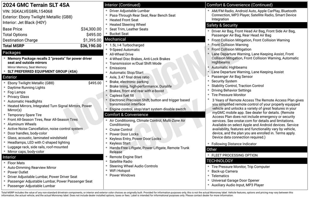 Used 2024 GMC Terrain SLT SUV