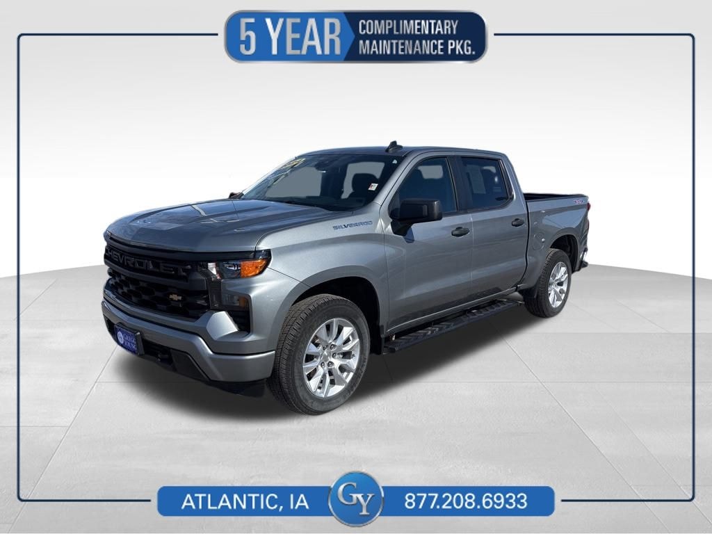 Used 2024 Chevrolet Silverado 1500 Custom Truck Crew Cab