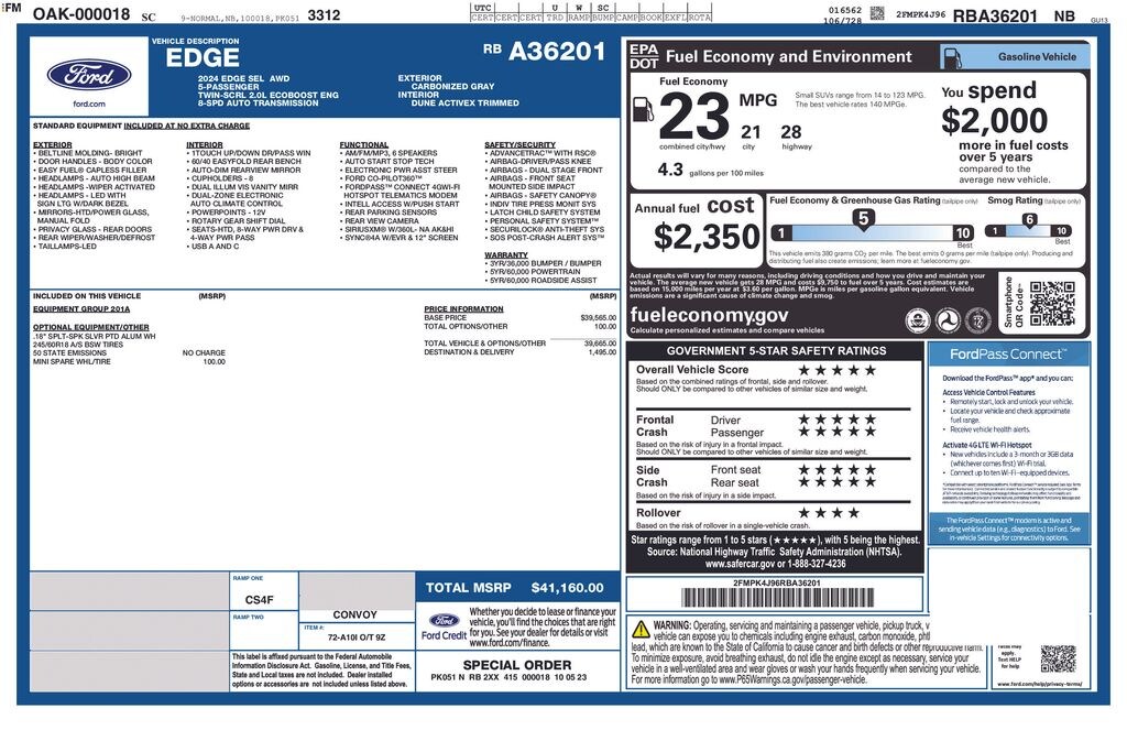 Used 2024 Ford Edge SUV