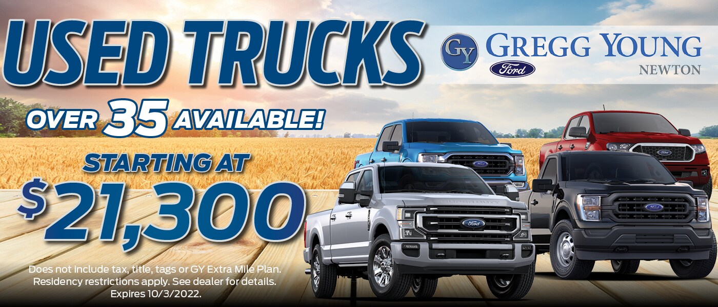 Used Trucks Starting at $21,300