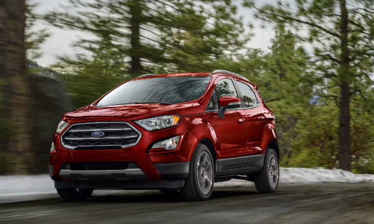 2022 Ford EcoSport Exterior Driving In Forest