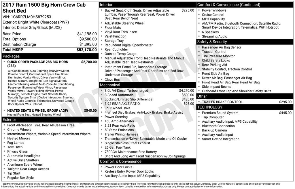 Used 2017 Ram 1500