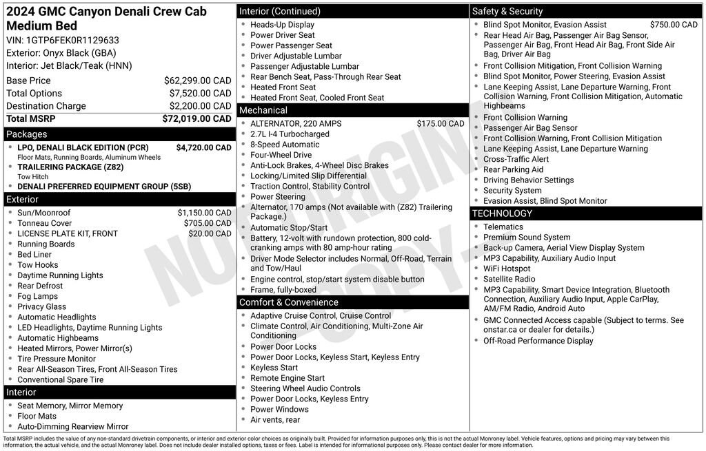 Used 2024 GMC Canyon Denali Truck