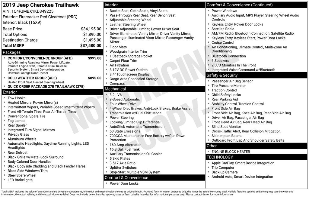 Used 2019 Jeep Cherokee