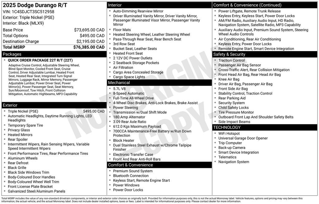 Used 2025 Dodge Durango R/T Plus SUV