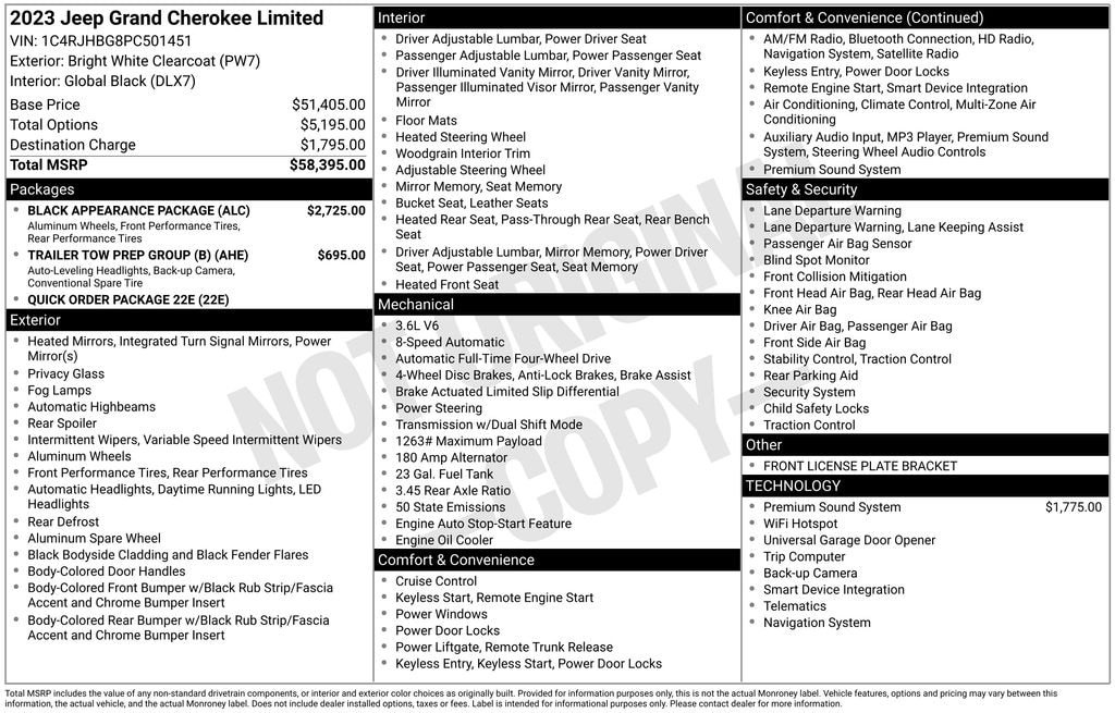 Used 2023 Jeep Grand Cherokee Limited SUV