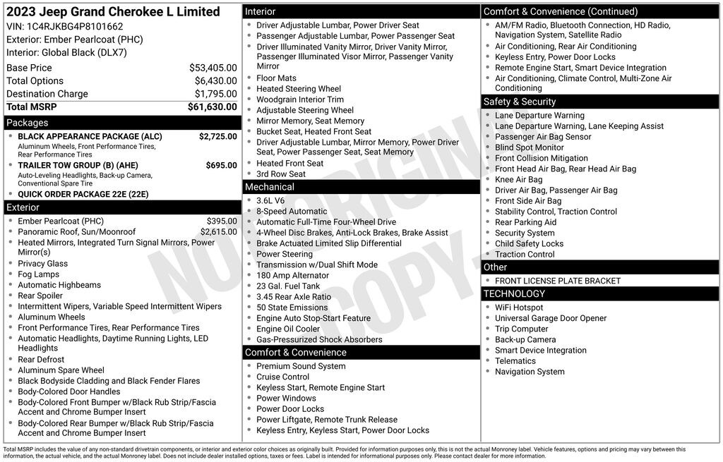 Used 2023 Jeep Grand Cherokee L Limited SUV