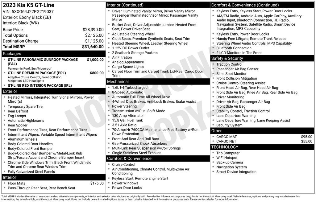 Used 2023 Kia K5