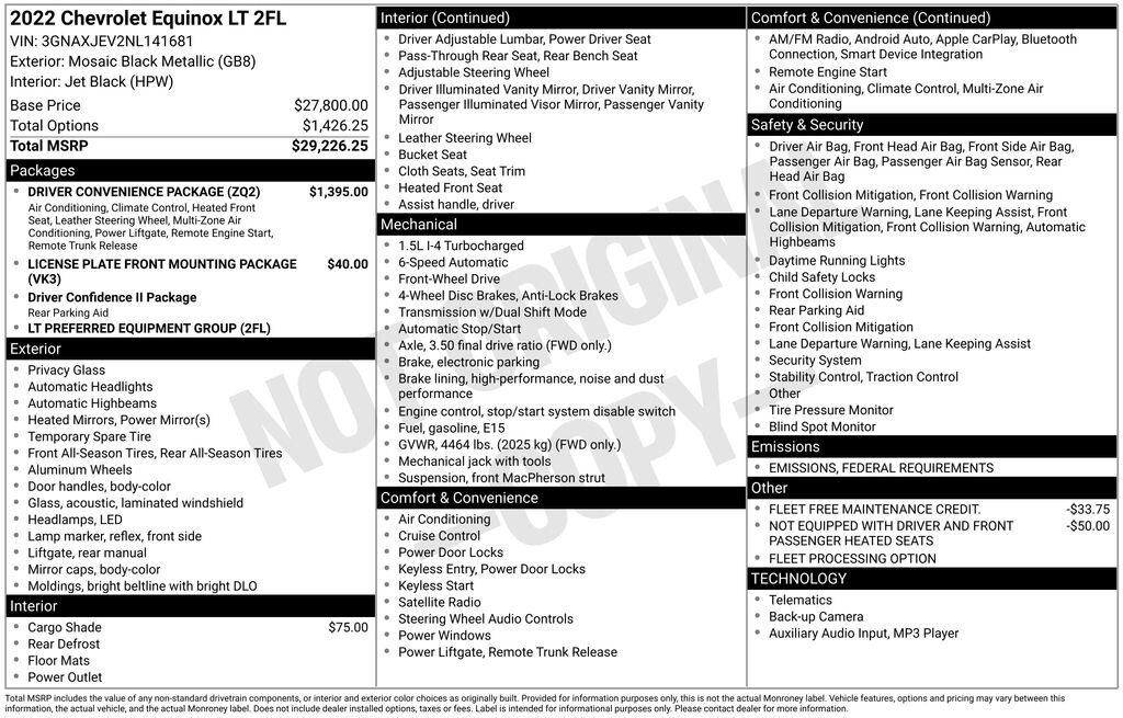 Used 2022 Chevrolet Equinox LT SUV