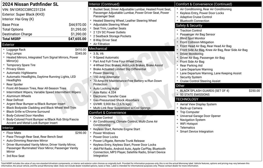 Used 2024 Nissan Pathfinder SL SUV