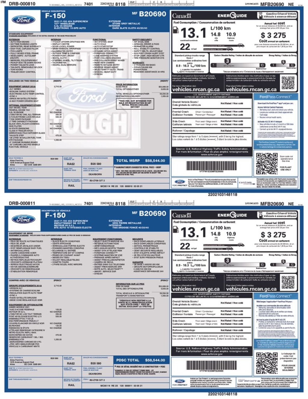 Used 2021 Ford F-150 XLT Truck