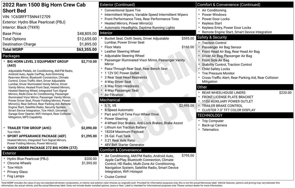 Used 2022 Ram 1500
