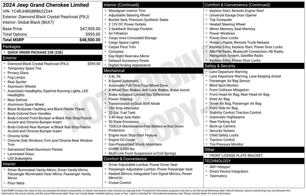 Used 2024 Jeep Grand Cherokee Limited SUV