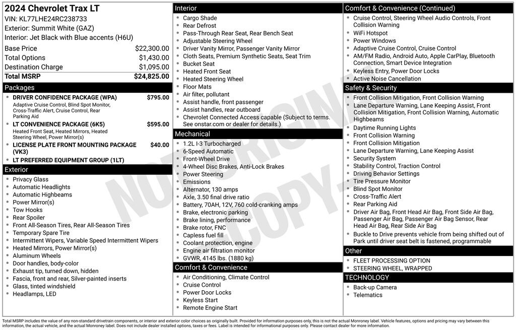 Used 2024 Chevrolet Trax LT SUV