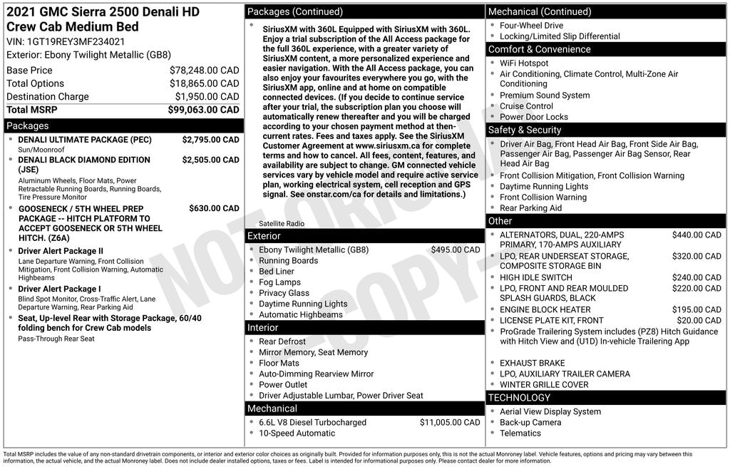 Used 2021 GMC Sierra 2500HD