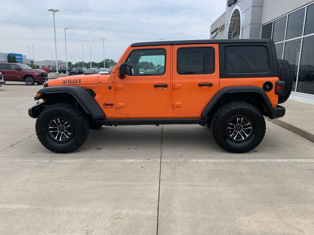New 2025 Jeep Wrangler 4-DOOR WILLYS Sport Utility