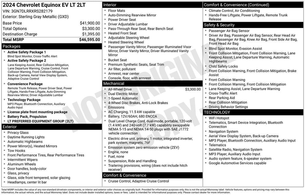 Used 2024 Chevrolet Equinox EV 2LT SUV