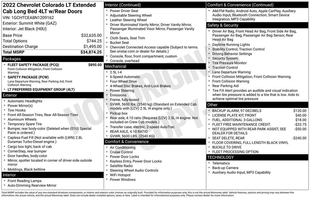 Used 2022 Chevrolet Colorado LT Truck