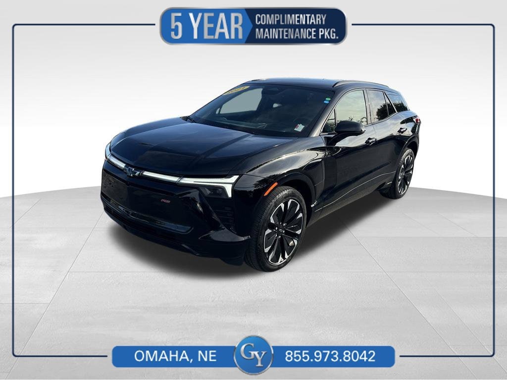 Used 2024 Chevrolet Blazer EV RS with VIN 3GNKDCRJ7RS221683 for sale in Omaha, NE