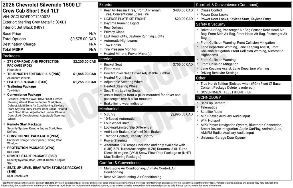 New 2026 Chevrolet Silverado 1500 LT Truck
