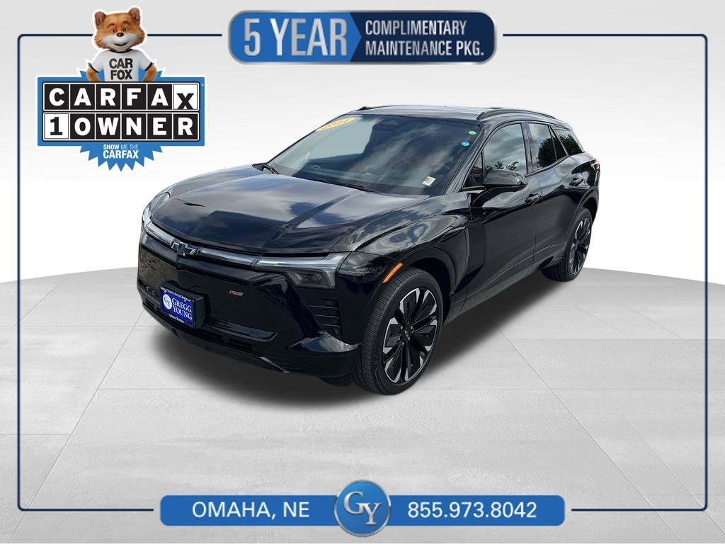 Used 2024 Chevrolet Blazer EV RS with VIN 3GNKDCRJ4RS175472 for sale in Omaha, NE
