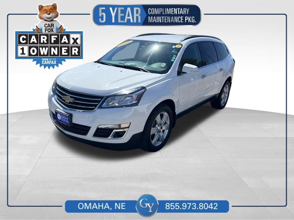 Used 2016 Chevrolet Traverse 1LT with VIN 1GNKVGKD8GJ325722 for sale in Omaha, NE