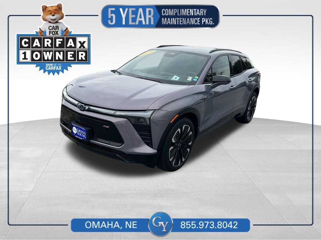 Used 2024 Chevrolet Blazer EV RS with VIN 3GNKDCRJXRS254709 for sale in Omaha, NE