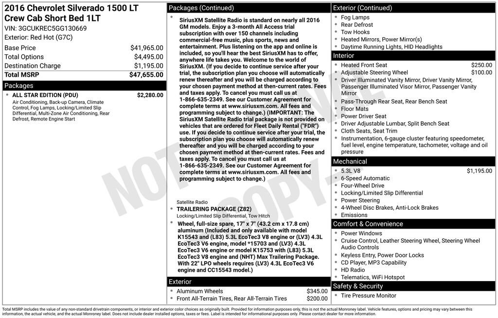 Used 2016 Chevrolet Silverado 1500 LT Truck