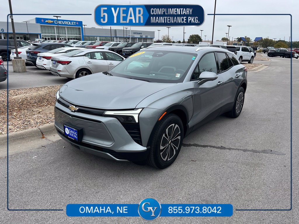 Used 2024 Chevrolet Blazer EV LT with VIN 3GNKDBRJ1RS258318 for sale in Omaha, NE